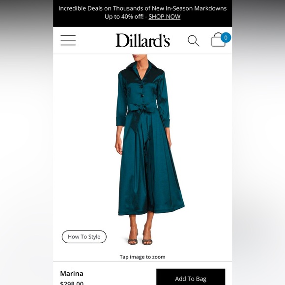 Marina Dresses & Skirts - NWT Marina dress from Dillards, Size L.